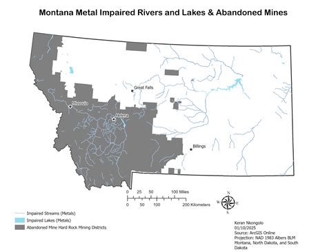 Montana Impaired Rivers | Spatialnode