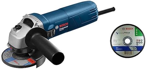 Bosch GWS 600 Professional Angle Grinder (Blue) & Bosch AG4 Metal 4 ...