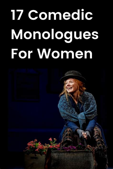 17 Comedic Monologues For Women | Comedic monologues, Acting auditions ...