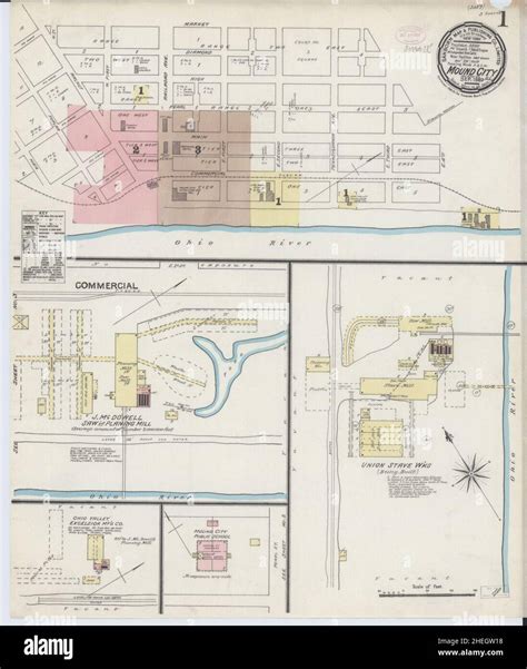 Sanborn Fire Insurance Map from Mound City, Pulaski County, Illinois ...