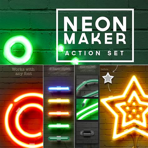 Neon Maker Action Set | Free download