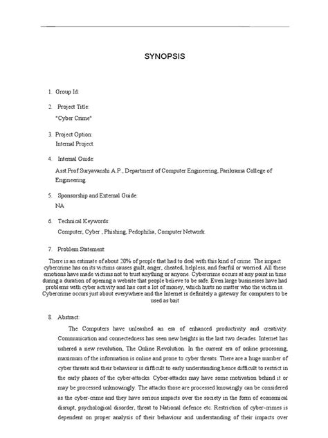 Image result for Crime Synopsis Example