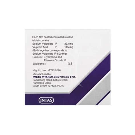 Valprol Cr 500 Tablet Supplier - Jindal Medical Store