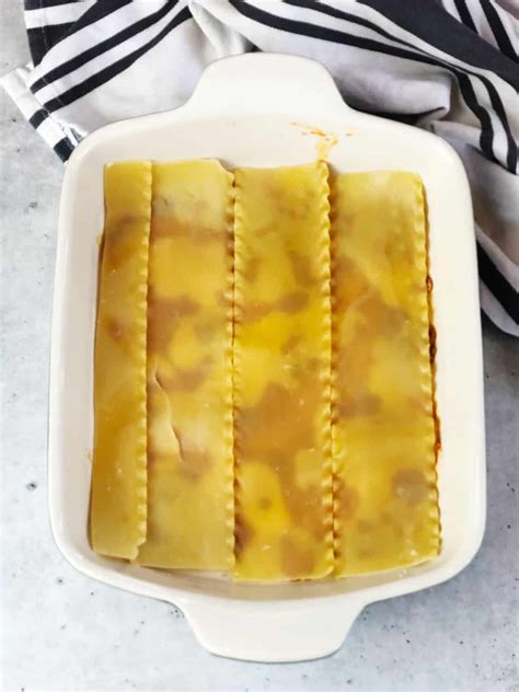 Cooked Lasagna Noodles