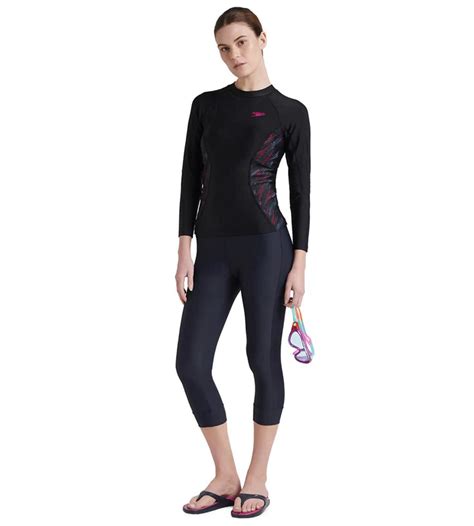 Buy Speedo Hyperboom Splice Rashtop Black-Electric-Pink-Usa-Charcoal ...