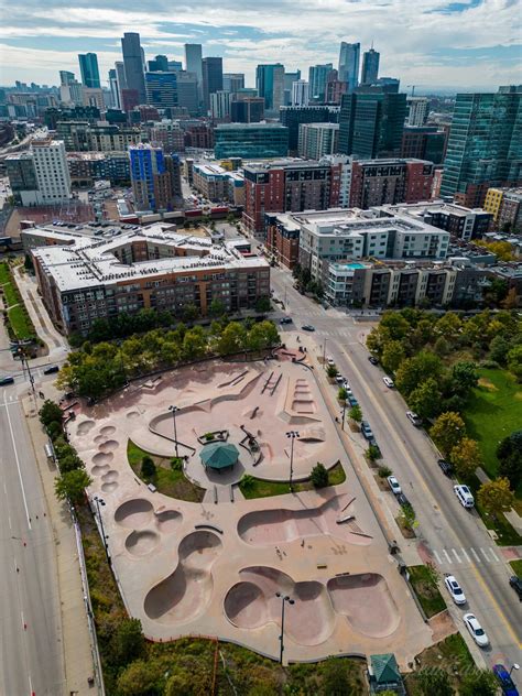 Denver Skatepark - Denver, CO : r/aerialphotography
