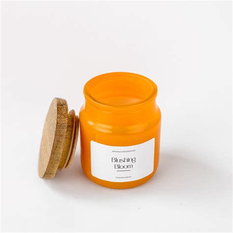 Blushing Bloom Scented Candle – Amaraa Fragrances