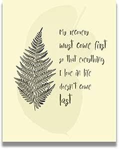 Recovery Quote - Wall Decor Art Print with Cream background - 11x14 ...