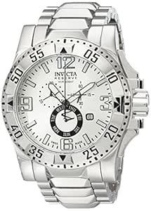 Invicta Men's 15309 Excursion Analog Display Swiss Quartz Silver Watch ...