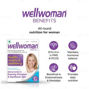 Wellwoman Capsule 15 - Uses, Side Effects, Dosage, Price | Truemeds