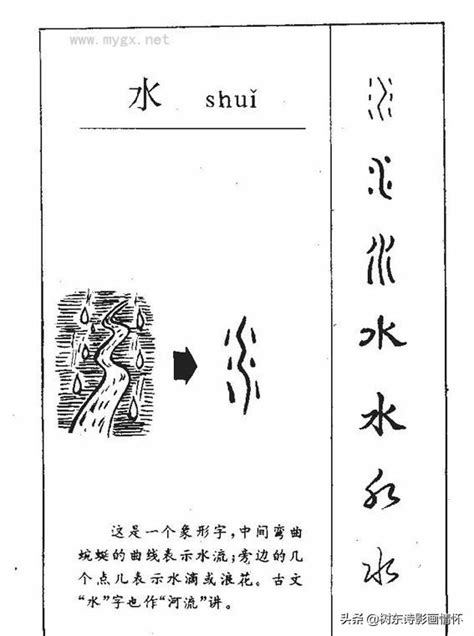 看“水”字演变,读“水”字典故,拥若“水”情怀