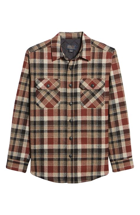 Pendleton Regular Fit Wool Flannel Shirt Jacket, $219 | Nordstrom ...