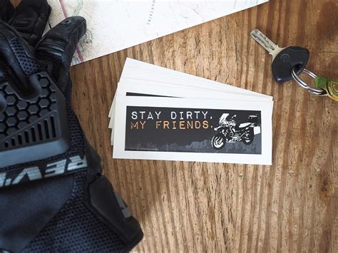 Buy Stay Dirty My Friends Offroad Bumper Sticker - Vinyl Decal for KTM ...