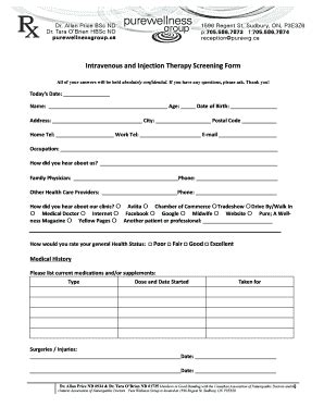 IV & IM Intake And Consent Form 2020-2025 - Fill and Sign Printable ...