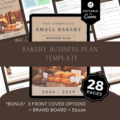 Home Bakery Business Plan Template 的图像结果