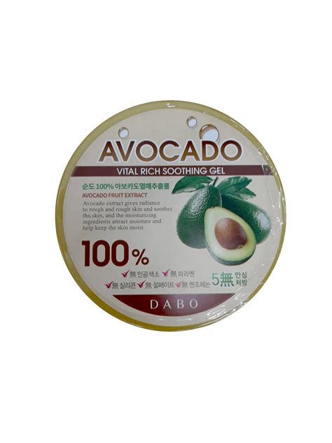 Dabo Facial Gel 100% Avocado Vital Rich Soothing 300ml – LifePlus Health and Beauty