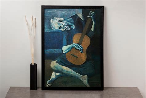 The Old Guitarist 1903 by Pablo Picasso - Etsy