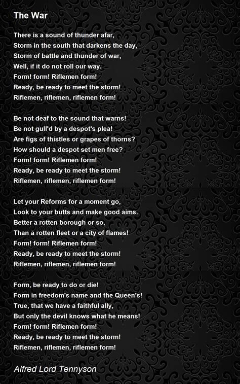 Alfred Lord Tennyson Poems