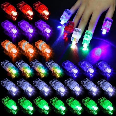 Toyoget 210 Pcs LED Finger Lights, 7 Colors Finger India | Ubuy