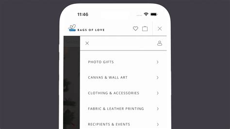 Mobile Menu: Bags of Love : Web Design Mattrs