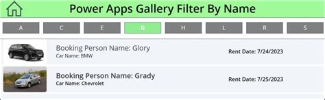 Image result for Power Apps Gallery Example