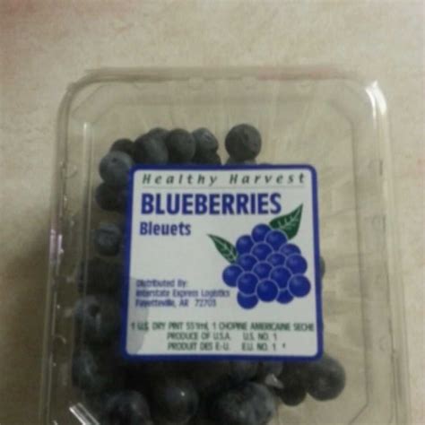Nutrition Facts Pint Of Blueberries | Besto Blog