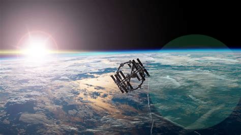 Iss International Space Station Orbiting Stock Footage SBV-317763688 ...