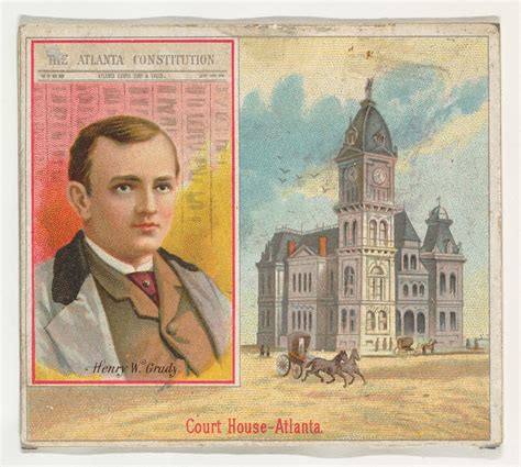 Issued by Allen & Ginter - Henry W. Grady, The Atlanta Constitution ...