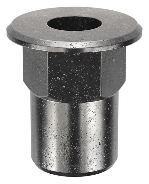 #6-32 Thread Size, 13/32 in Overall Lg, Rivet Nut - 32FY36|CAH2-0632 ...