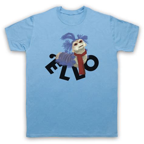 LABYRINTH THE WORM 'ELLO ALLO HELLO FANTASY BOWIE FILM MENS & WOMENS T ...