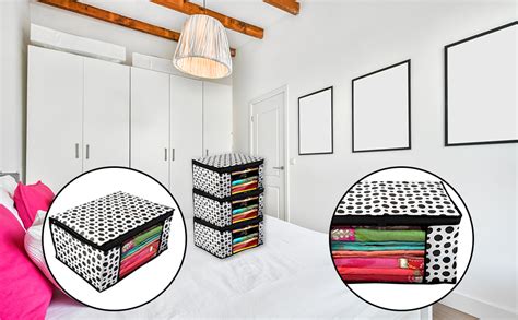 Lirzeg Non Woven Saree Cover Storage Bags for Clothes with primum ...