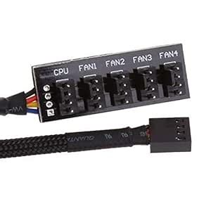 EN-VOLANT Fan Splitter Power Cable Connectors Wire Adapter 4-Pin Fans ...