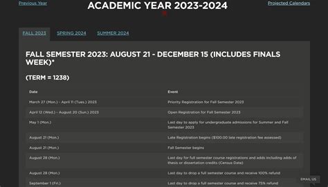 Academic Calendar | Announce | University of Nebraska-Lincoln
