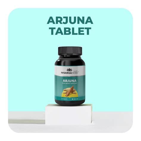 Arjuna Tablet for Heart Health in Adults – Nisarga Herbs