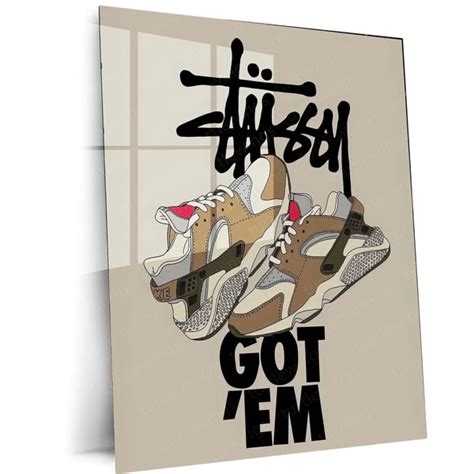 Abstract Metal Poster | Nike Sneaker Art Metal Poster – Bold & Stylish ...