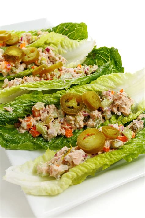 Healthy Tuna Salad Lettuce Cups Recipe - The Lemon Bowl®