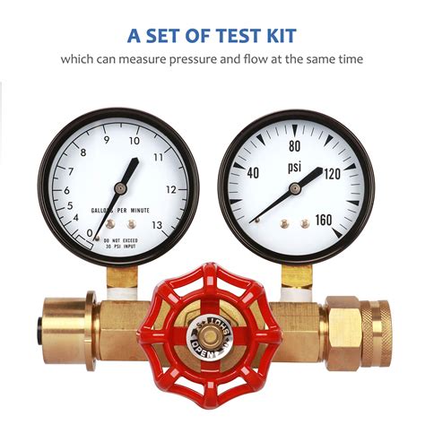 Buy MEASUREMAN Water Pressure and Flow Test Gauge Assembly Online at ...