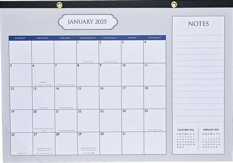 2025 Calendar With Notes