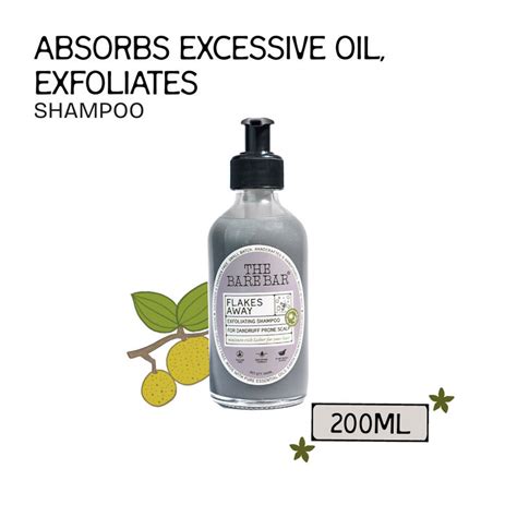 Buy The Bare Bar Flakes Away Exfoliating Shampoo-Clears Scalp Buildup ...