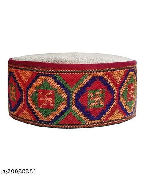 Traditional Kullu Cap - Wool, Handloom, Himachali Topi