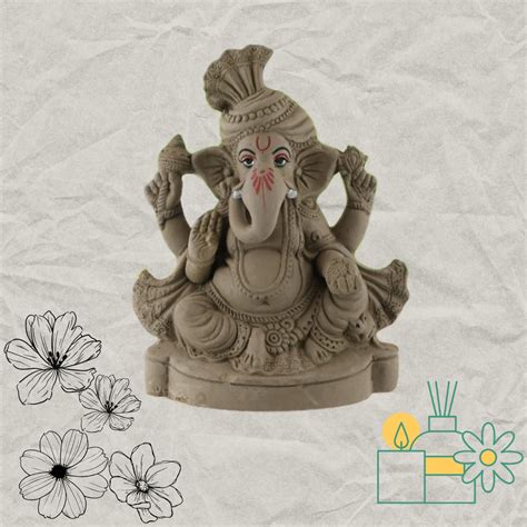 Eco Friendly Ganesh Ji (Natural) – TATTVA