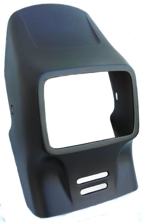 Tomos Headlight Fairing - 223529 Flat Black - Moped Division