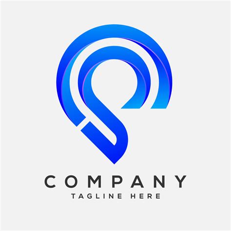 Modern gradient Letter C P Logo Design Vector Template. Graphic Alphabet Symbol For Corporate ...