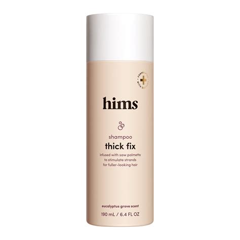 Hims Thick Fix Daily Thickening Shampoo for Men with Saw Palmetto, 6.4 ...