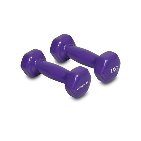 Buy Vector X PVC Dumbbells | Pack of 2 | for Home | Gym | Practice ...