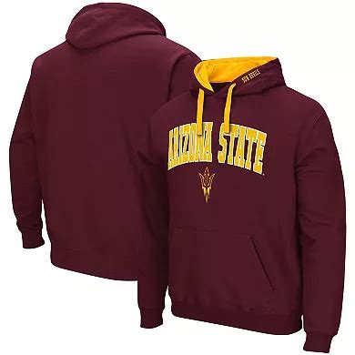 Men's Colosseum Maroon Arizona State Sun Devils Big & Tall Arch & Logo ...