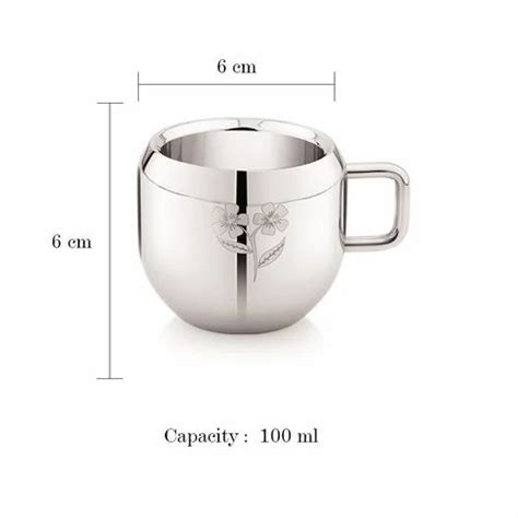 Double Wall Stainless Steel Cups - Ss Double Wall Tea Cup Manufacturer ...