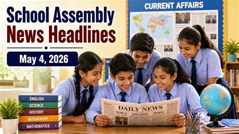 School Assembly News Headlines (May 4, 2026): National, International ...