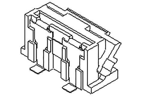 502231-1500 Molex | Molex, 502231 0.5mm Pitch 15 Way Vertical Female ...