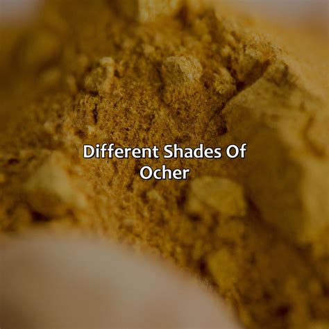 What Color Is Ocher - colorscombo.com